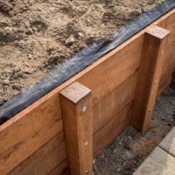 Beschoeiingsschot AVE hardhout 90 cm hoog