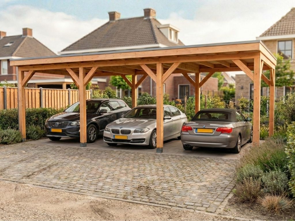 Overkapping doe-het-zelf 750 x 300 Classic Geschaafd