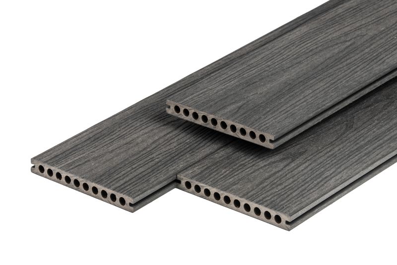Composiet Vlonderplank 23 × 210 mm Donkergrijs